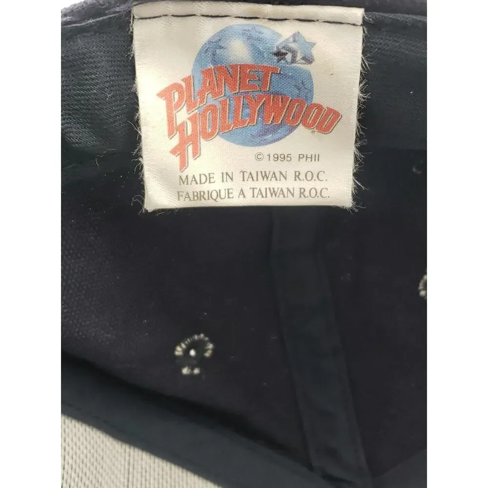 Planet Hollywood 90s NASHVILLE TENNESSEE Navy Baseball Cap Vintage 1995 Retro
